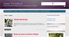 Desktop Screenshot of jouvoordeel.be